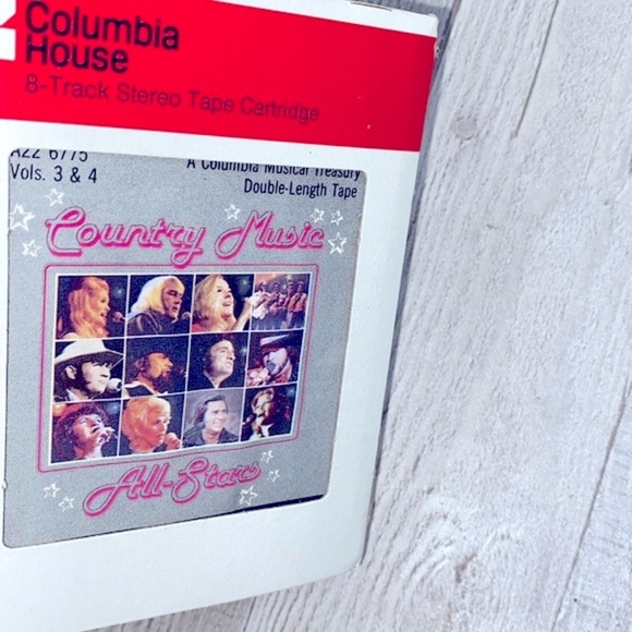 COLUMBIA HOUSE Country Music all stars 8 Track music tape vintage - Picture 2 of 4